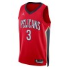 Dres New Orleans Pelicans CJ Mccollum 3 Jordan 2022-23 Statement Edition Crvena Swingman